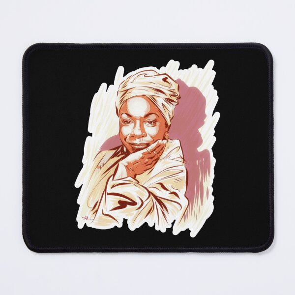 Item preview, Nina Simone Soul Jazz Illustration Portrait Design designed and sold by Beverly Newman.