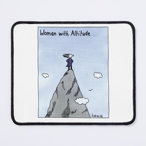 Item preview, Woman With Altitude Judy Horacek designed and sold by teemix.