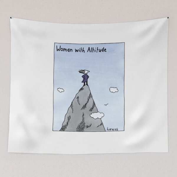 Item preview, Woman With Altitude Judy Horacek designed and sold by teemix.