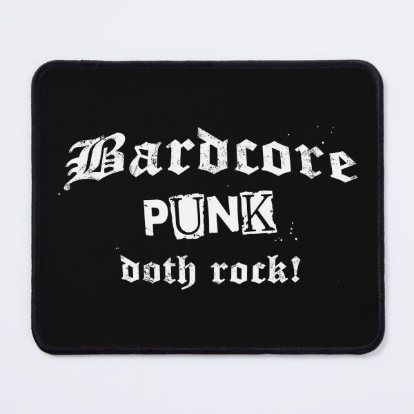 Item preview, Bardcore Punk Doth Rock! (white) designed and sold by M.F. Alfrey Merch.