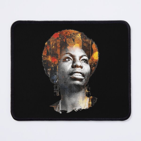 Item preview, Nina Simone Jazz Soul Double Exposure Design designed and sold by Beverly Newman.