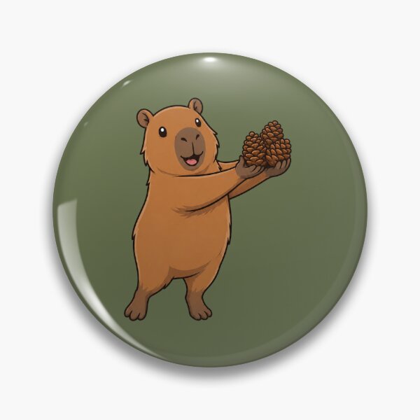 Item preview, Autumn Capybara with Pinecones designed and sold by Ivy-Triggs.
