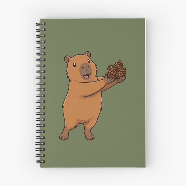 Item preview, Autumn Capybara with Pinecones designed and sold by Ivy-Triggs.