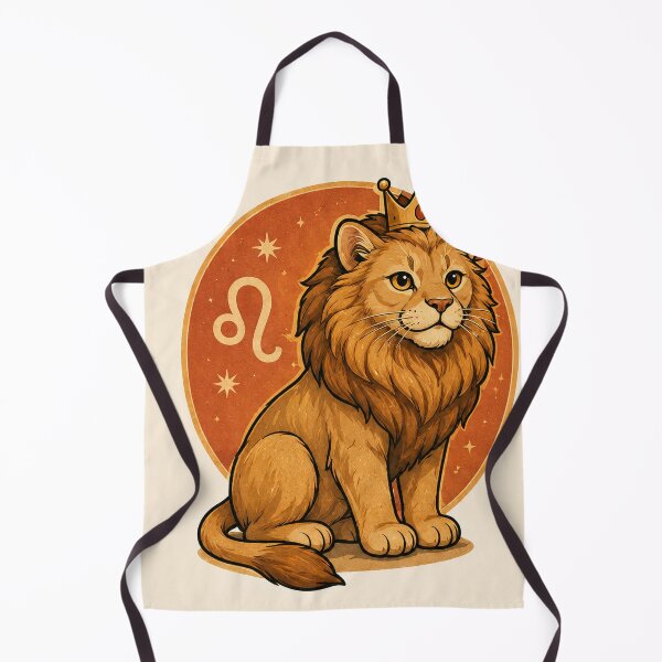 Item preview, Leo Zodiac Lion Cat with Crown | Funny Astrology Design designed and sold by shopevermint.