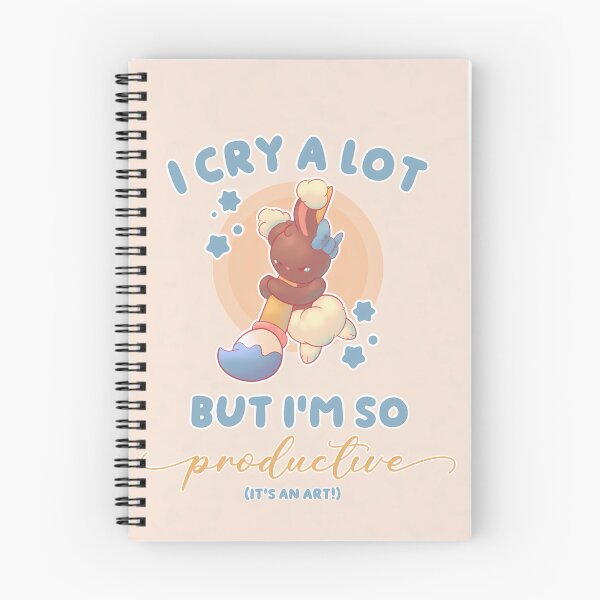 Item preview, I Cry a Lot But I’m Productive Kawaii Bear designed and sold by HelloCal.