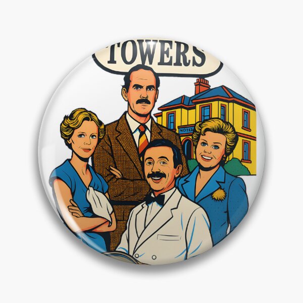 Item preview, Classic British Sitcom Torquay Hotel Pop Art Illustration | Perfect Gift For You And Friends designed and sold by N'paly Drame.