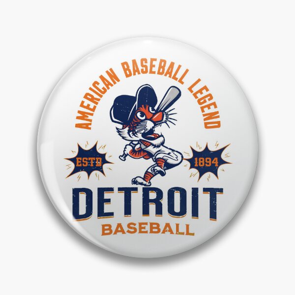 Item preview, Detroit Baseball Legend Retro Mascot Shirt designed and sold by RichardHi73290.
