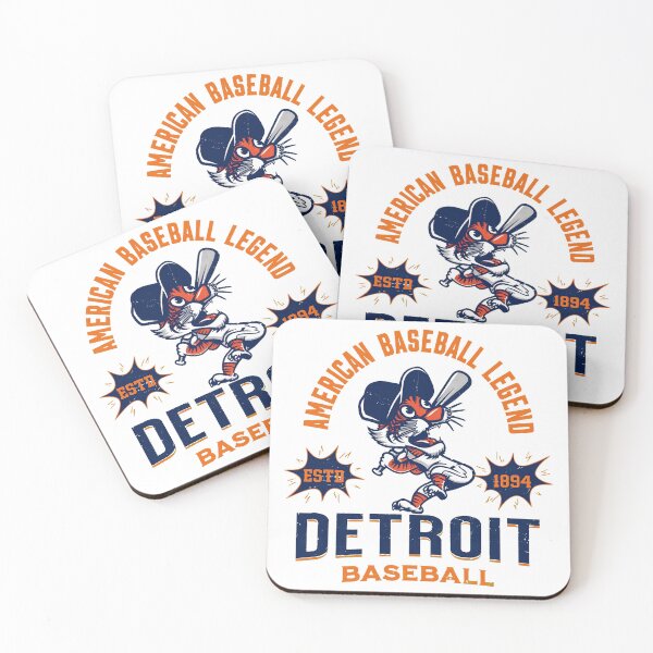 Item preview, Detroit Baseball Legend Retro Mascot Shirt designed and sold by RichardHi73290.