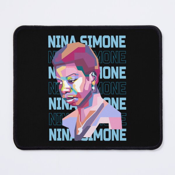 Item preview, Nina Simone Geometric Jazz Portrait Design designed and sold by Beverly Newman.