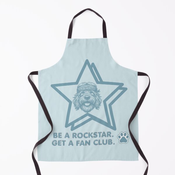 Item preview, Be a Rockstar - Boho Dog lover (blue) designed and sold by 247DesignStudio.
