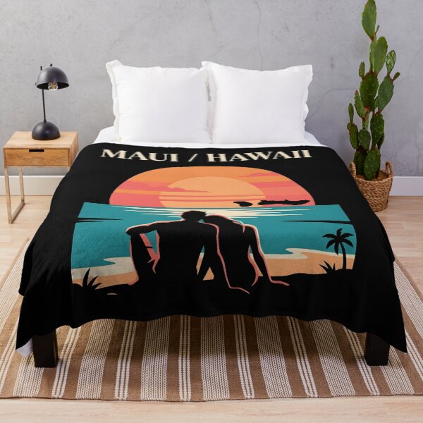 Item preview, Maui Hawaii Beach Sunset - Tropical Travel Couple Gift designed and sold by SplashTastic.