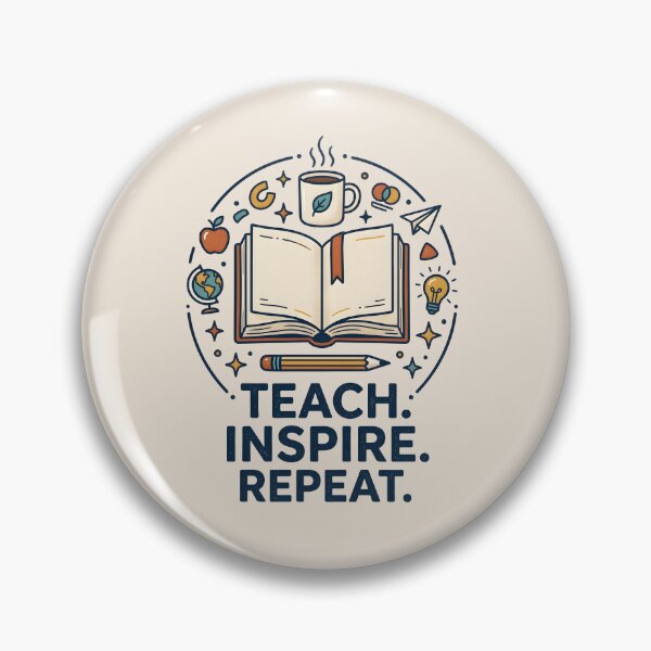 Item preview, Teach Inspire Repeat Teacher Appreciation  designed and sold by hutofdesigns.