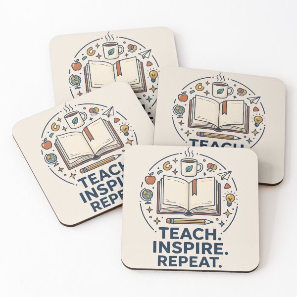 Item preview, Teach Inspire Repeat Teacher Appreciation  designed and sold by hutofdesigns.