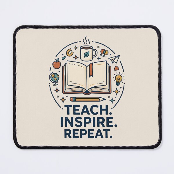 Item preview, Teach Inspire Repeat Teacher Appreciation  designed and sold by hutofdesigns.