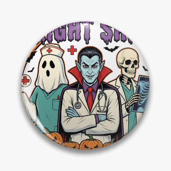 Item preview, Emergency Fright Shift Boo Crew Halloween ER designed and sold by DarkOriginArts.