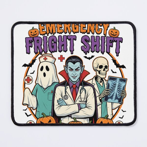 Item preview, Emergency Fright Shift Boo Crew Halloween ER designed and sold by DarkOriginArts.