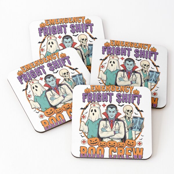 Item preview, Emergency Fright Shift Boo Crew Halloween ER designed and sold by DarkOriginArts.
