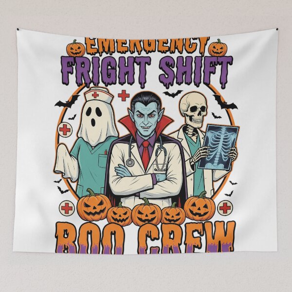 Item preview, Emergency Fright Shift Boo Crew Halloween ER designed and sold by DarkOriginArts.