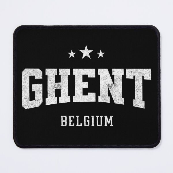 Item preview, Ghent Belgium Vintage Distressed Varsity Travel College Style Design designed and sold by NiceTeeClub.