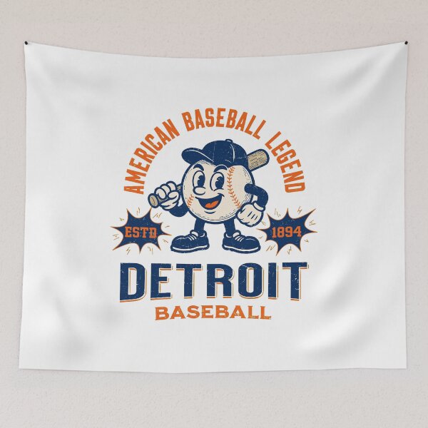 Item preview, Detroit Baseball Legend Vintage Cartoon designed and sold by RichardHi73290.