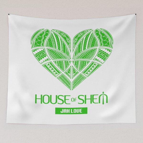 Item preview, Love Shape Threshold Green Reggae designed and sold by billiasbros.