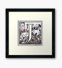 J for Jewelry Framed Print