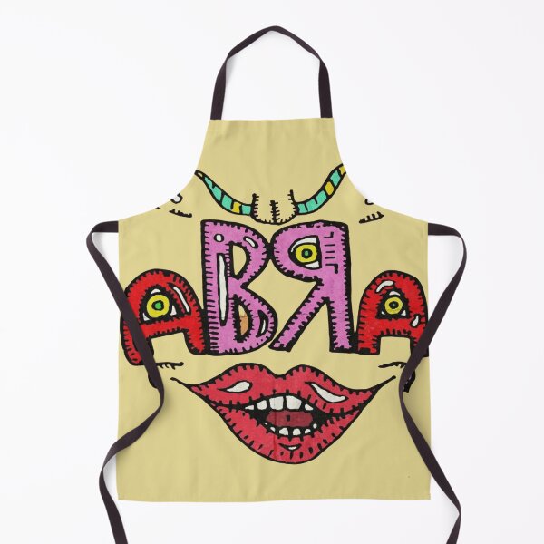 Item preview, Stitched ABBA Text Smiling Lips designed and sold by QuirkyFaceLab.