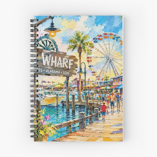 Item preview, The Wharf Gulf Shores, Alabama painting – a Beautiful Place in the U.S. designed and sold by GalleryKauffeld.