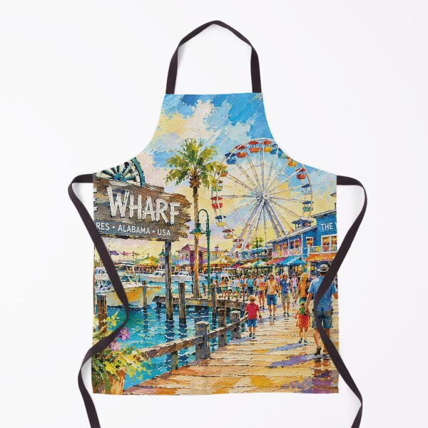 Item preview, The Wharf Gulf Shores, Alabama painting – a Beautiful Place in the U.S. designed and sold by GalleryKauffeld.