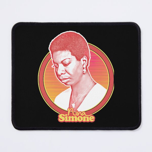 Item preview, Nina Simone Retro Circle Portrait Design designed and sold by Beverly Newman.