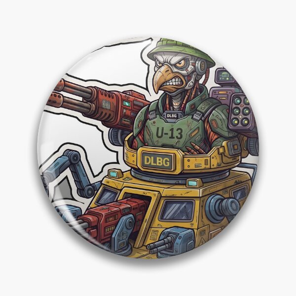 Item preview, Cyberpunk Syndicate - River Defence Mech • Unit 13 designed and sold by DLBG-STORE.