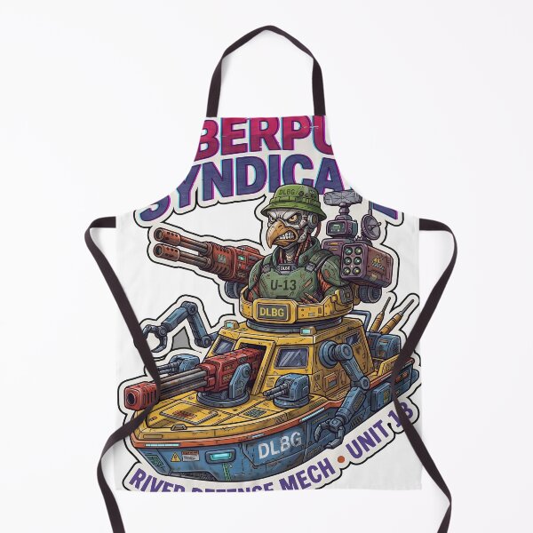 Item preview, Cyberpunk Syndicate - River Defence Mech • Unit 13 designed and sold by DLBG-STORE.