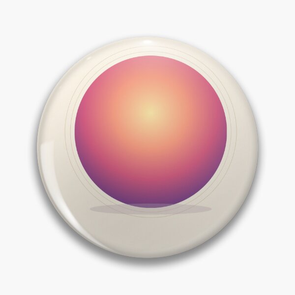 Item preview, Retro Gradient Sphere - Sunset Orb Art designed and sold by Pamazing.