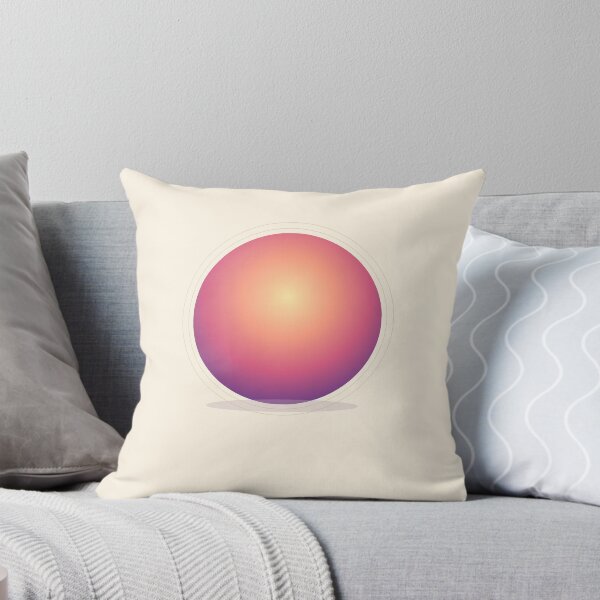 Item preview, Retro Gradient Sphere - Sunset Orb Art designed and sold by Pamazing.