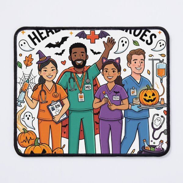 Item preview, Spooky Season Healing Hands Healthcare Halloween designed and sold by DarkOriginArts.
