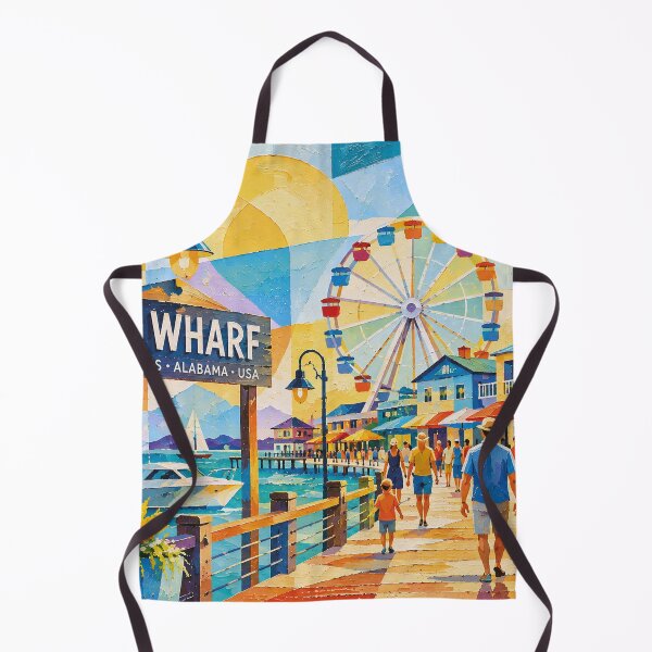 Item preview, The Wharf Gulf Shores, Alabama painting – a Beautiful Place in the U.S. designed and sold by GalleryKauffeld.