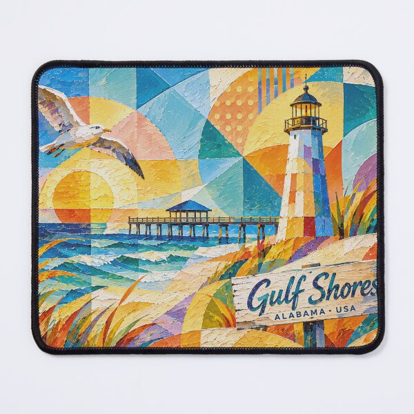 Item preview, Gulf Shores Painting, Alabama – Beautiful Coastal City in the United States designed and sold by GalleryKauffeld.