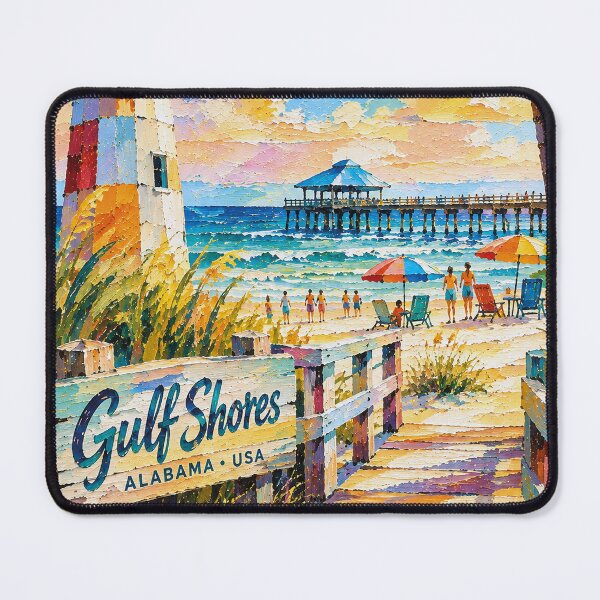Item preview, Gulf Shores, Alabama painting – a Beautiful Place in the United States designed and sold by GalleryKauffeld.