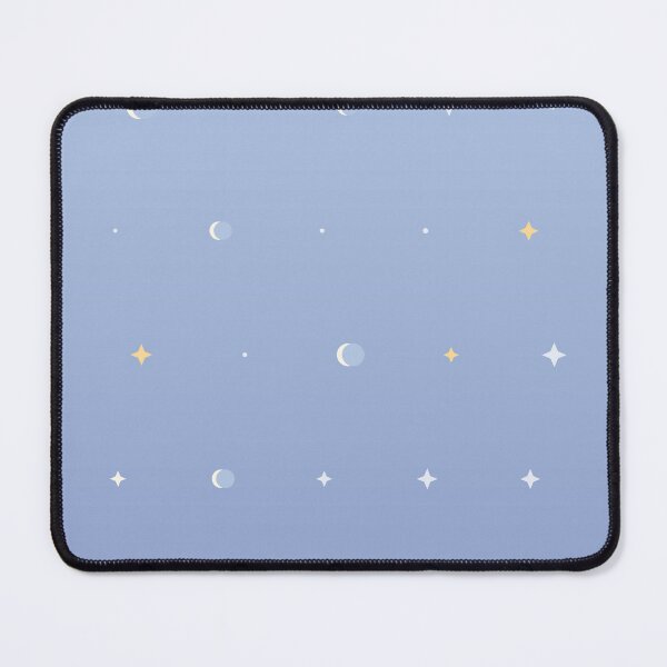 Item preview, Star and Moon Nursery Pattern - Baby Blue designed and sold by Pamazing.