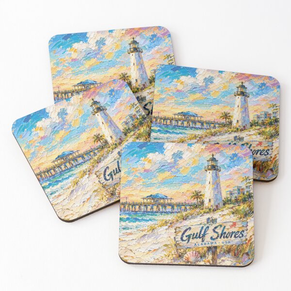Item preview, Gulf Shores Painting, Alabama – Beautiful Coastal City in the United States designed and sold by GalleryKauffeld.