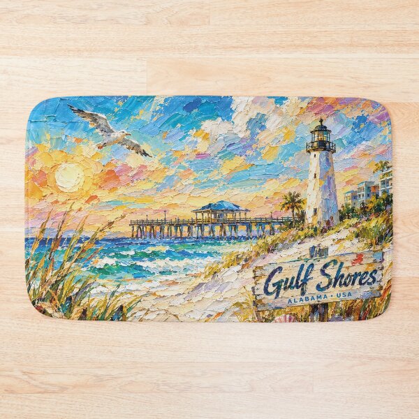 Item preview, Gulf Shores Painting, Alabama – Beautiful Coastal City in the United States designed and sold by GalleryKauffeld.