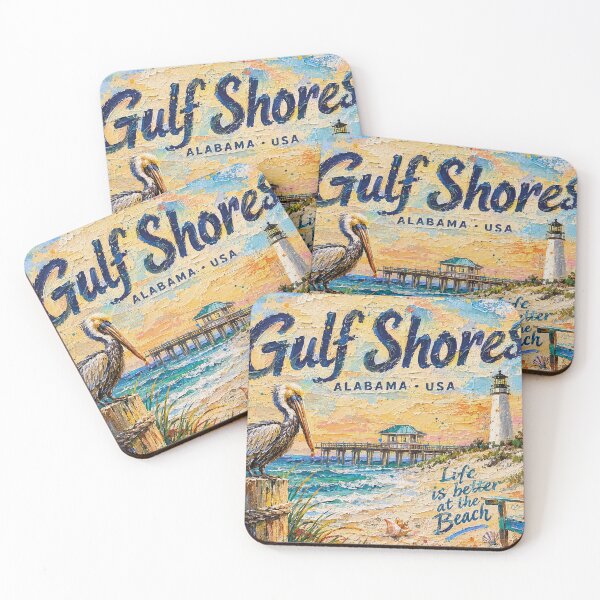 Artikelvorschau, Gulf Shores Painting, Alabama – Wunderschöne Küstenstadt in den Vereinigten Staaten entworfen und verkauft von GalleryKauffeld.