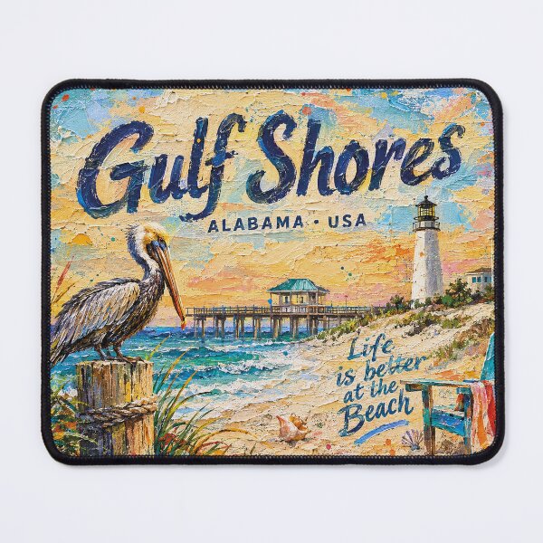 Item preview, Gulf Shores Painting, Alabama – Beautiful Coastal City in the United States designed and sold by GalleryKauffeld.