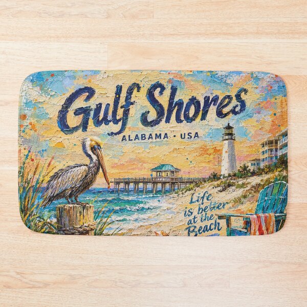 Item preview, Gulf Shores Painting, Alabama – Beautiful Coastal City in the United States designed and sold by GalleryKauffeld.