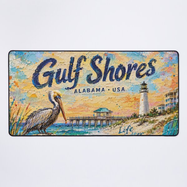 Item preview, Gulf Shores Painting, Alabama – Beautiful Coastal City in the United States designed and sold by GalleryKauffeld.