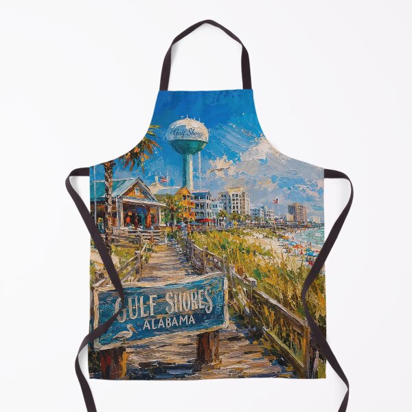 Item preview, Gulf Shores, Alabama Painting – Beautiful Coastal City in the United States designed and sold by GalleryKauffeld.