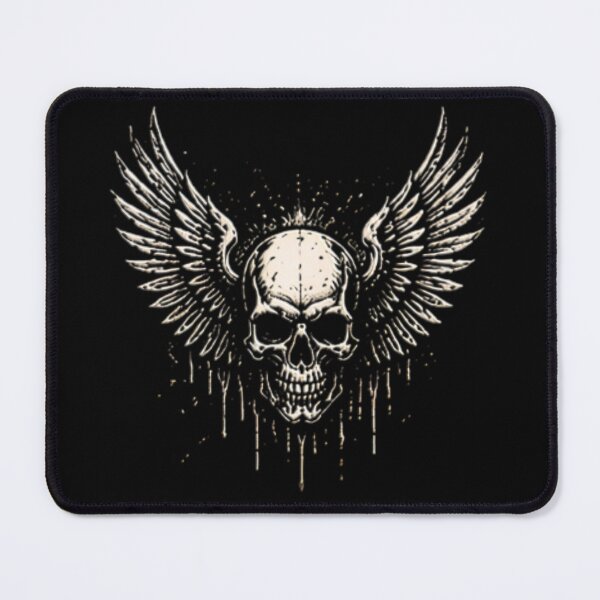 Item preview, ROCK METAL ROCKER Gothic Winged Skull Drip Heavy Metal designed and sold by Jt41.