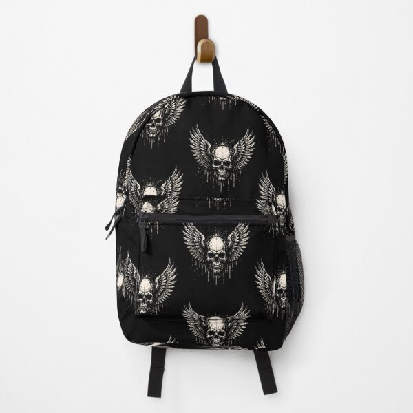 Item preview, ROCK METAL ROCKER Gothic Winged Skull Drip Heavy Metal  designed and sold by Jt41.