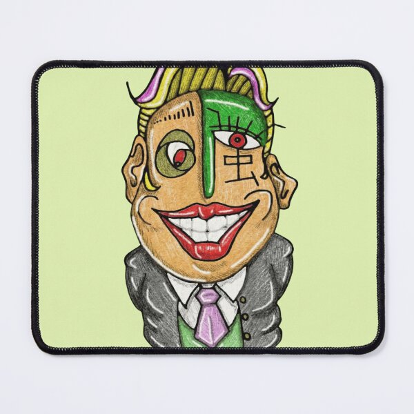 Item preview, Abstract Suited Gentleman Wide Smile designed and sold by QuirkyFaceLab.