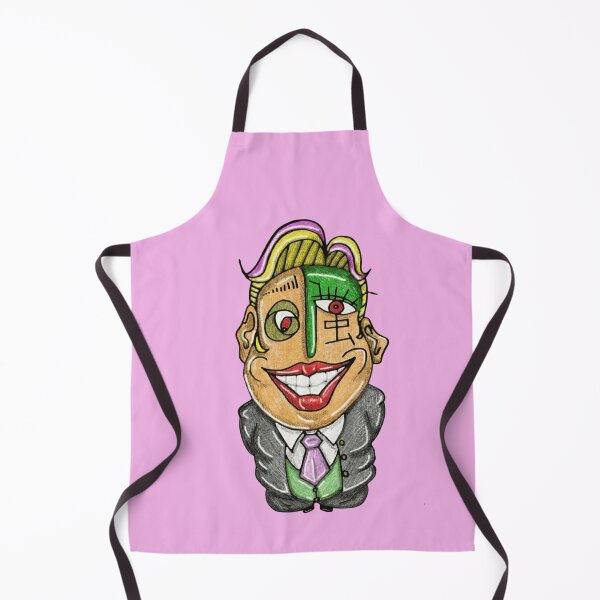 Item preview, Abstract Suited Gentleman Wide Smile designed and sold by QuirkyFaceLab.